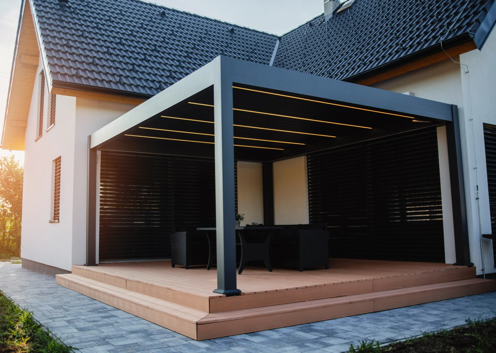 Bioklimatická pergola 4x3m / Premium