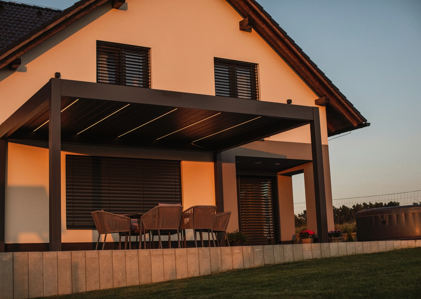 Bioklimatická pergola 4x3m / Premium