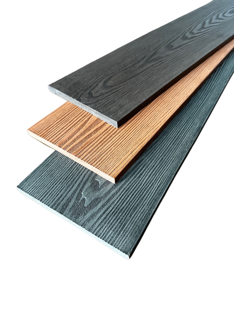WPC plotovka - 3D embosovaný povrch, šírka 150 mm, Teak