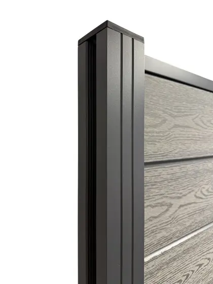WPC plotové pole 185x185cm - mahagon