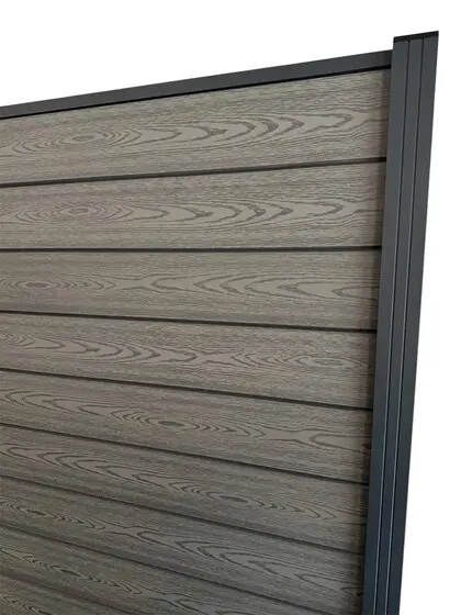 WPC plotové pole 185x185cm - light grey