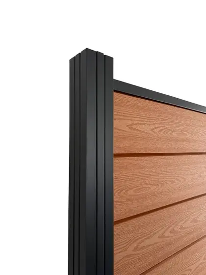 WPC plotové pole 185x185cm - teak